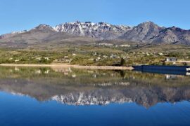 Monte Cinto riflesso nel Lago di Calacuccia